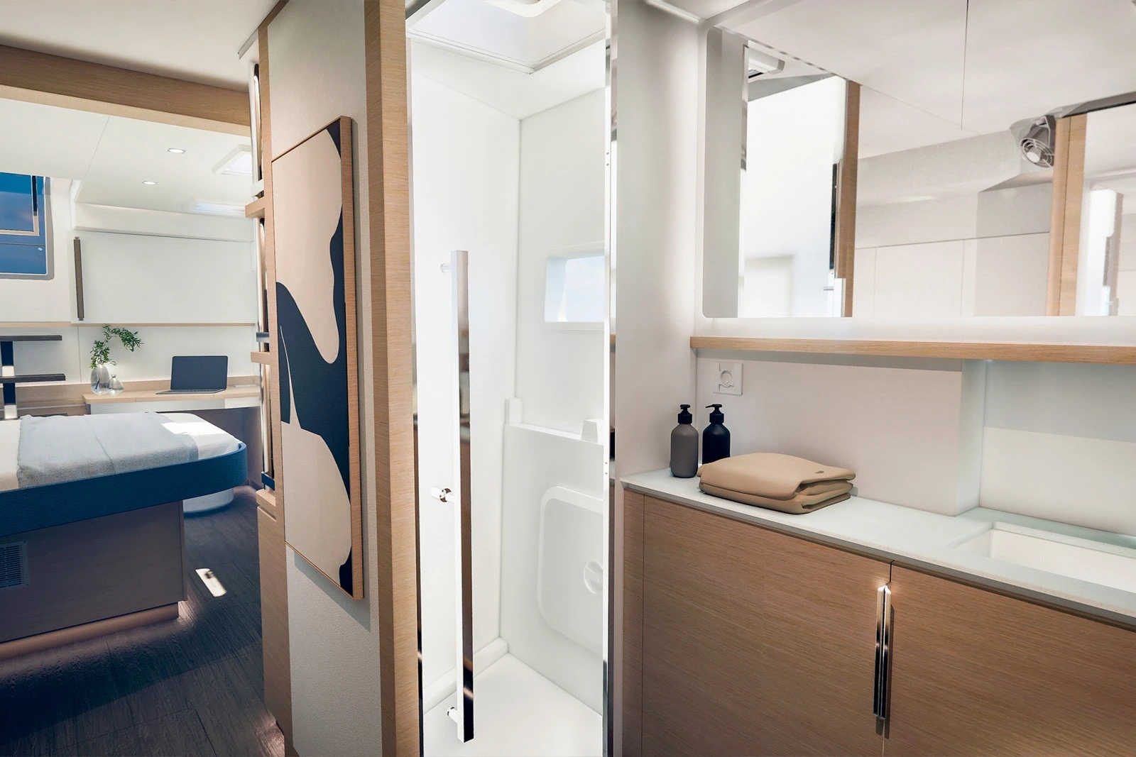 Fountaine Pajot FP 55 – Un design unique et des espaces incomparables 1 Fountaine Pajot FP 55 – Un design unique et des espaces incomparables 1