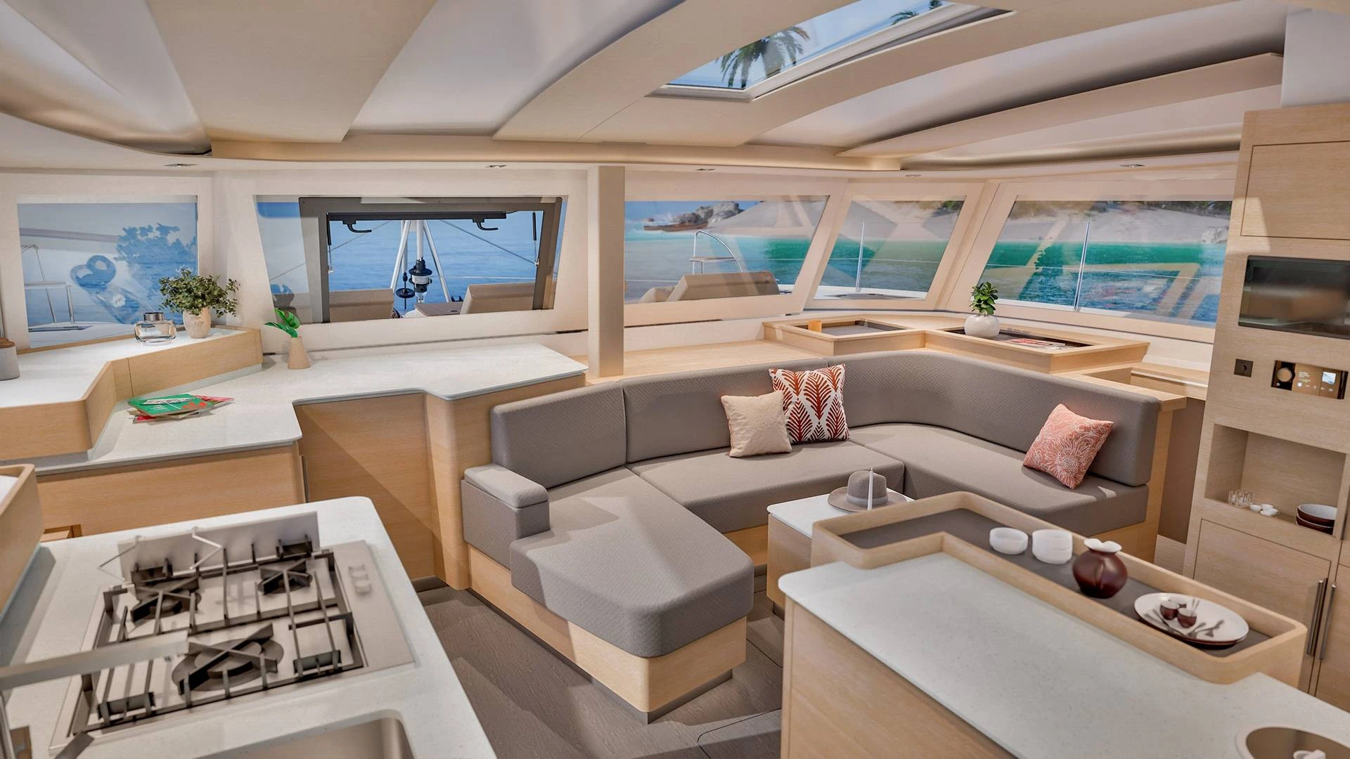 Fountaine Pajot FP 48 – Un espace pour chacun, du plaisir pour tous 2 Fountaine Pajot FP 48 – Un espace pour chacun, du plaisir pour tous 2