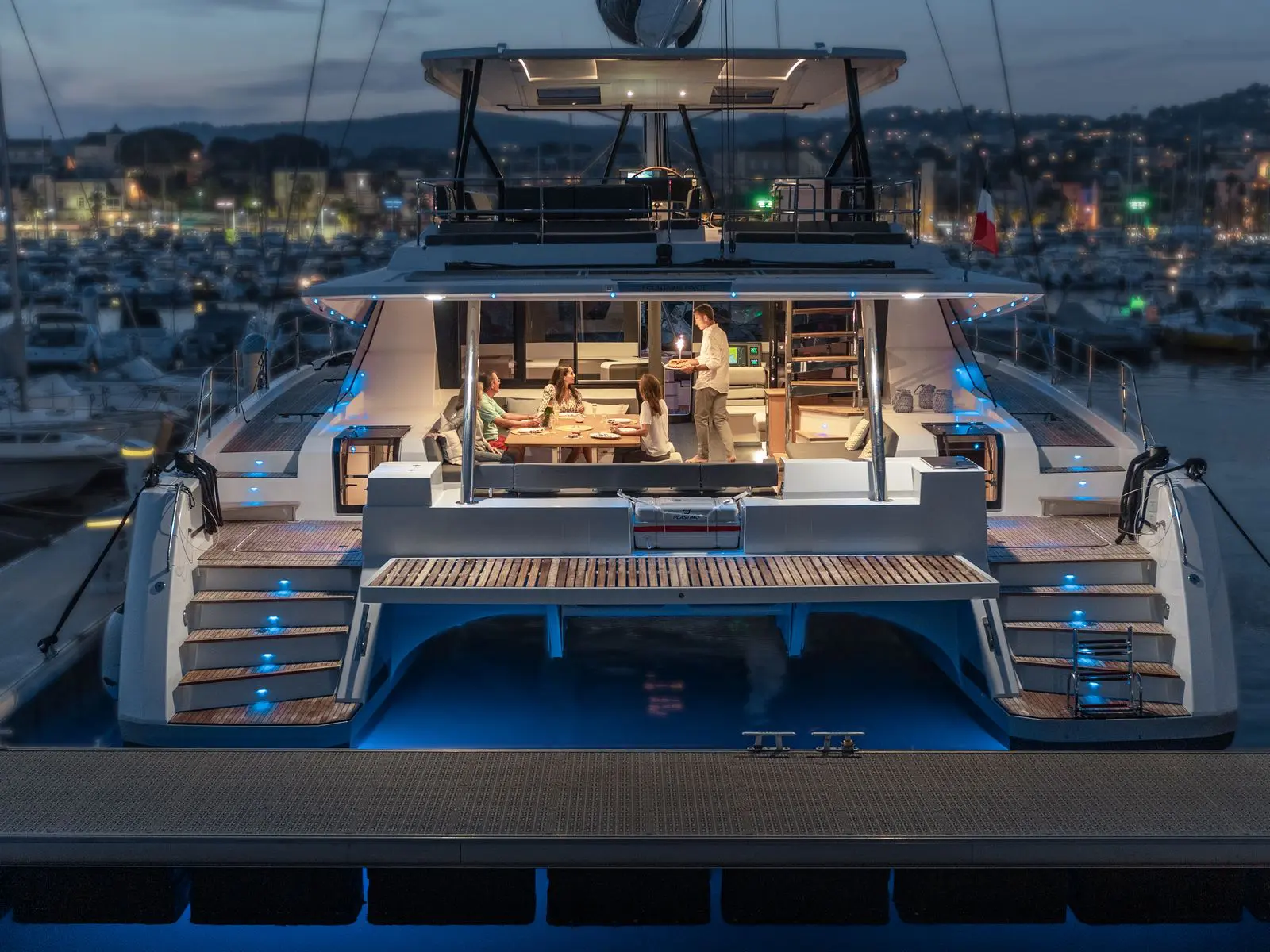 Fountaine Pajot Samana 59 – The aft cockpit 2 Fountaine Pajot Samana 59 – The aft cockpit 2