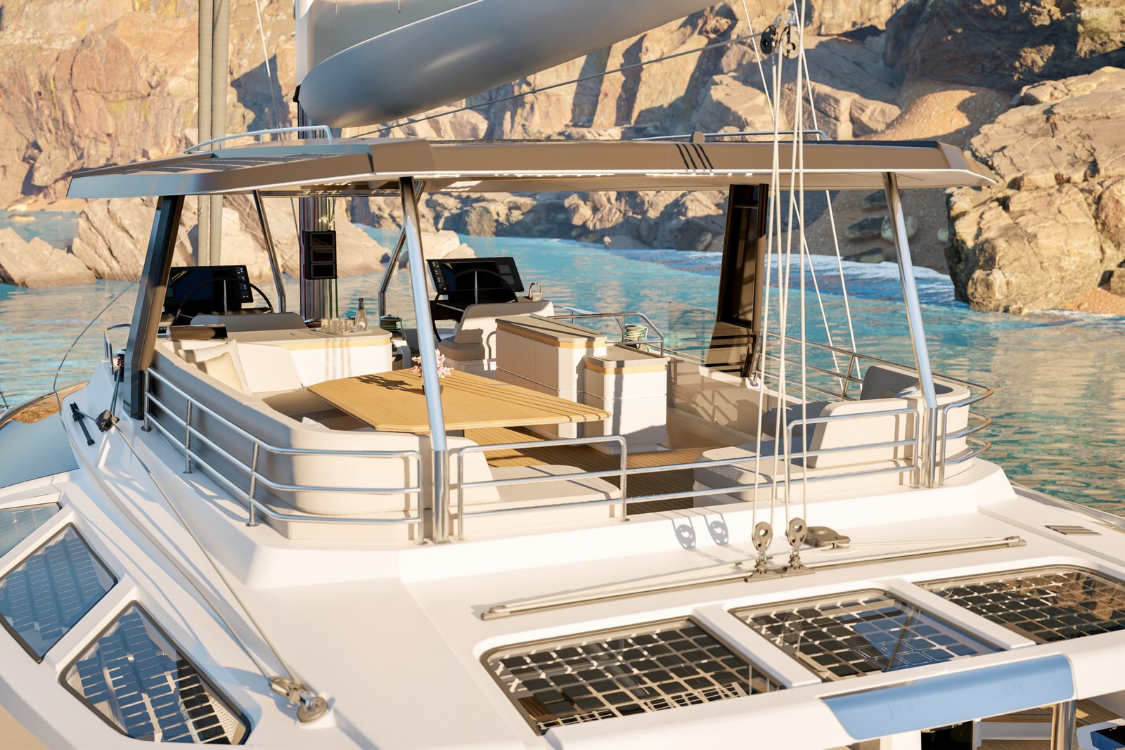 Fountaine Pajot 70 – Panoramic Flybridge 31 sqm 1 Fountaine Pajot 70 – Panoramic Flybridge 31 sqm 1