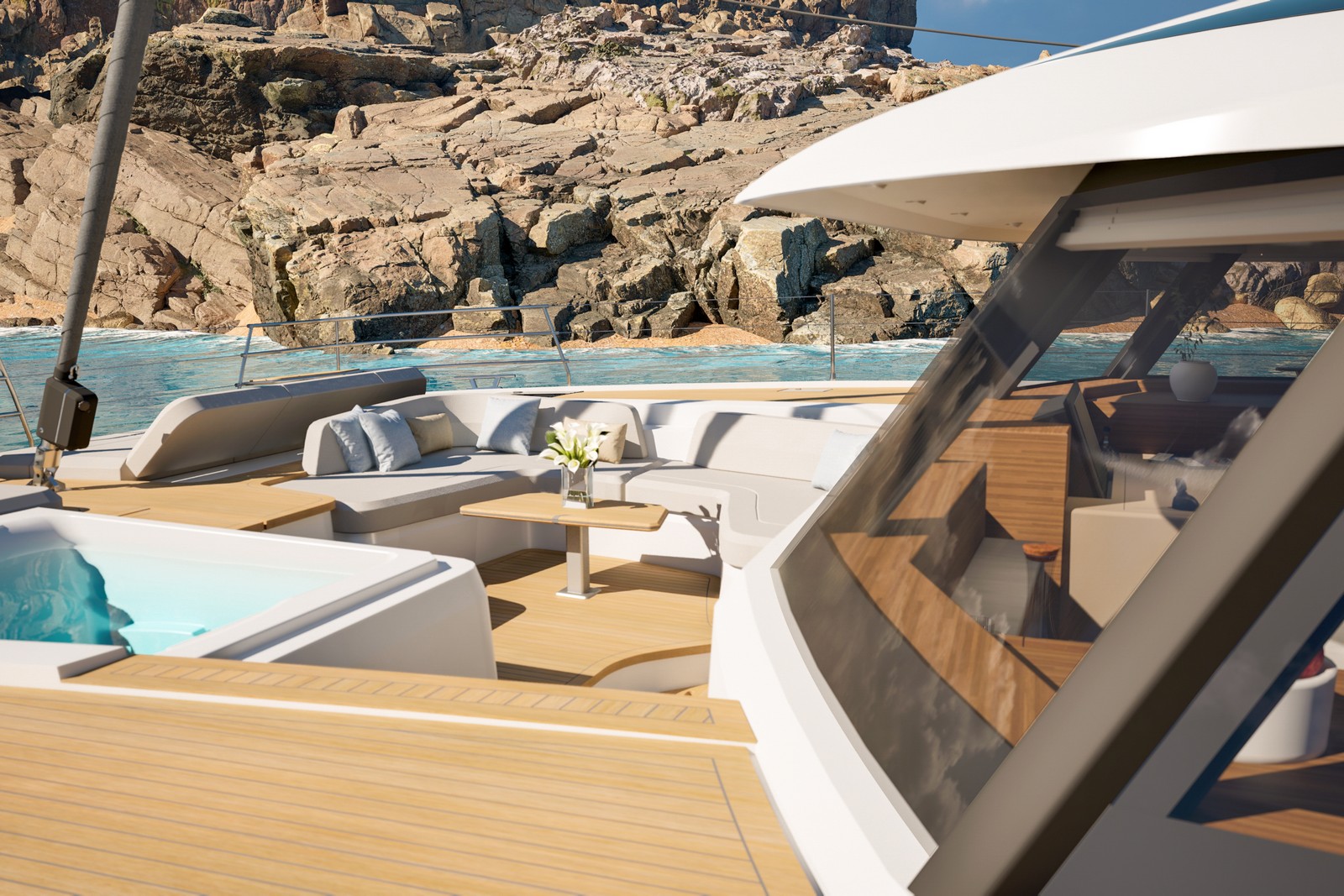 Fountaine Pajot 70 – Forward Terrace & Spa 26 sqm 2 Fountaine Pajot 70 – Forward Terrace & Spa 26 sqm 2